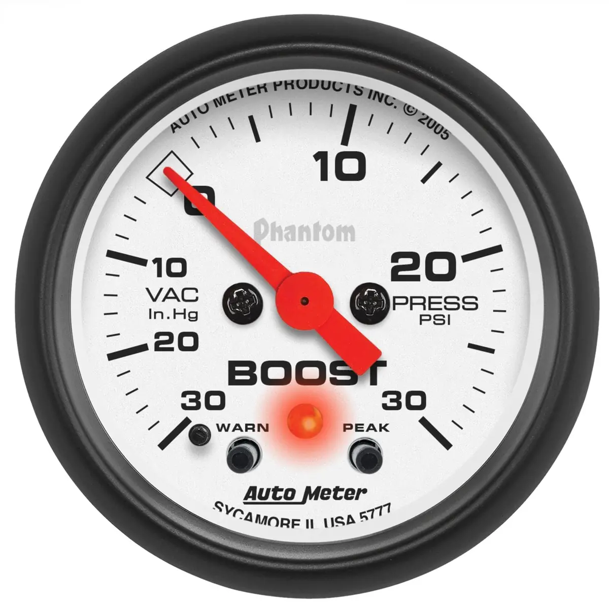 Autometer Phantom Analog Gauge Set – 5777 Series 1