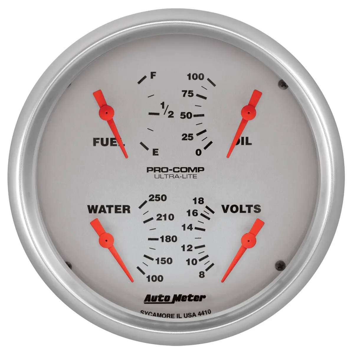 Autometer 4410 Ultra-Lite Analog Gauge Kit 1