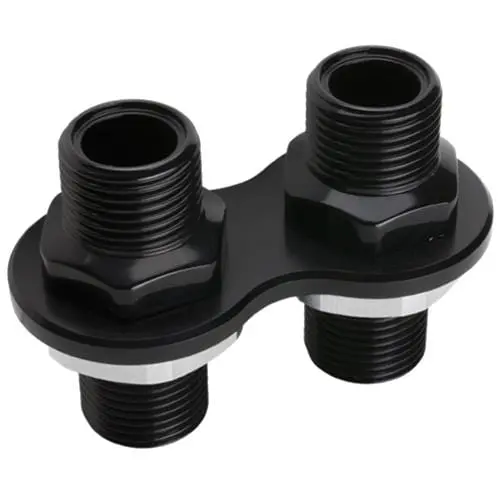 Billet Specialties Blk66825 Hvac Bulkhead – Billet Aluminum Climate Control Pass-Through 1