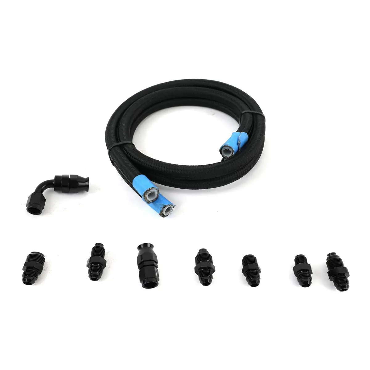 Billet Specialties Blk77905 Power Steering Hose Kit – Black Anodized 1