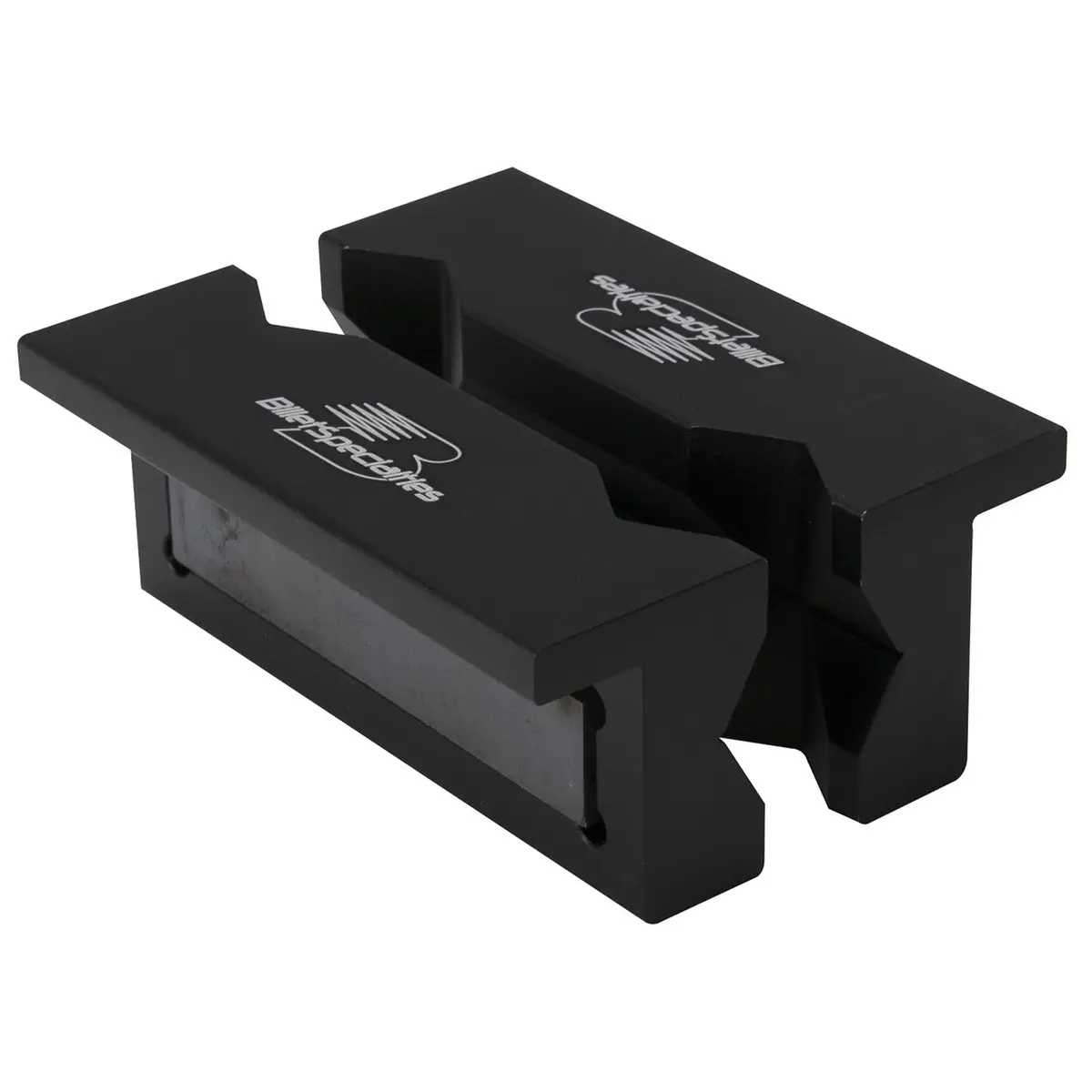 Billet Specialties 77906 Vise Jaw Inserts – Protective Aluminum Gripping Pads 1