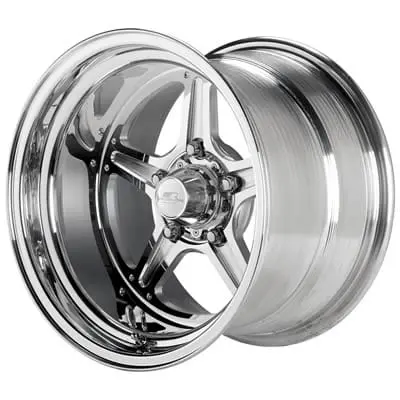 Billet Specialties Rs037116150N Classic 3-Piece Forged Wheel – 16X7 Inch, 5X114.3, Polished Finish 1