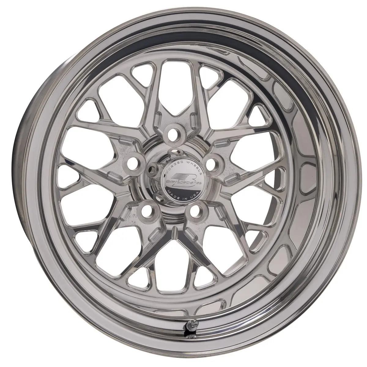 Billet Specialties Rs07512L6545 17X7.5-Inch Drag Wheel – 5X4.75 Bolt Pattern 1