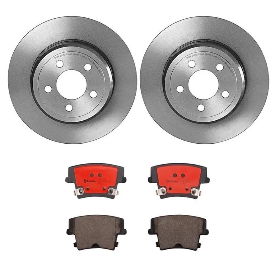 Brembo Kt00762 Brake Pad & Rotor Kit – Nao Ceramic Friction Pair For Enhanced Stopping Power 1
