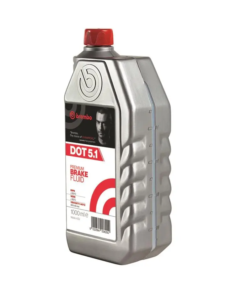 Brembo L05010 Dot 5.1 Synthetic Brake Fluid – High-Boiling Point Formula 1