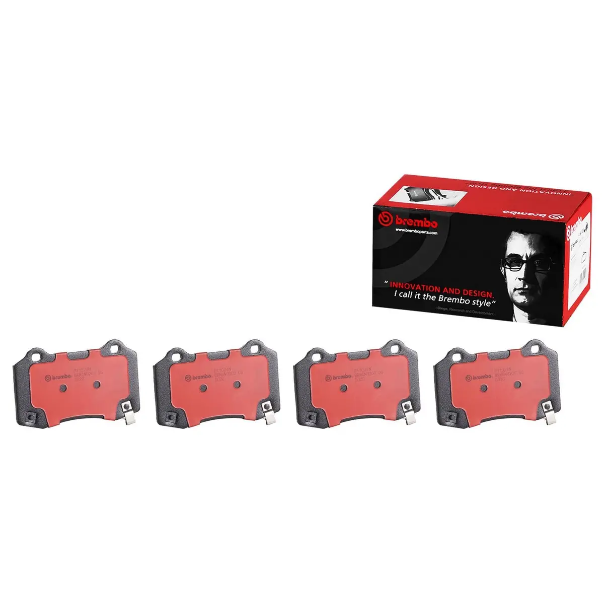 Brembo P24233N Nao Ceramic Brake Pads – Street & Track Use 1