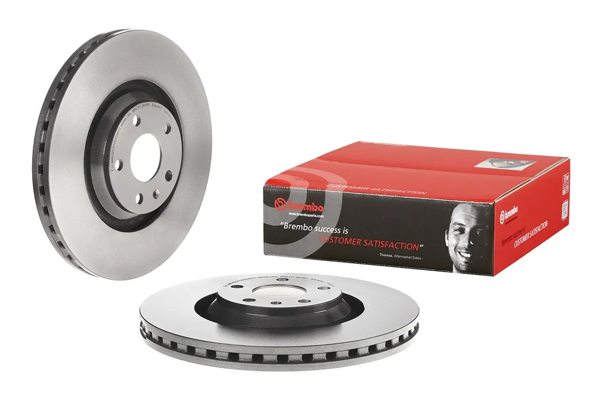 Brembo Uv-Coated Premium Brake Rotors – Front Or Rear Fitment, 09.B038.11 1