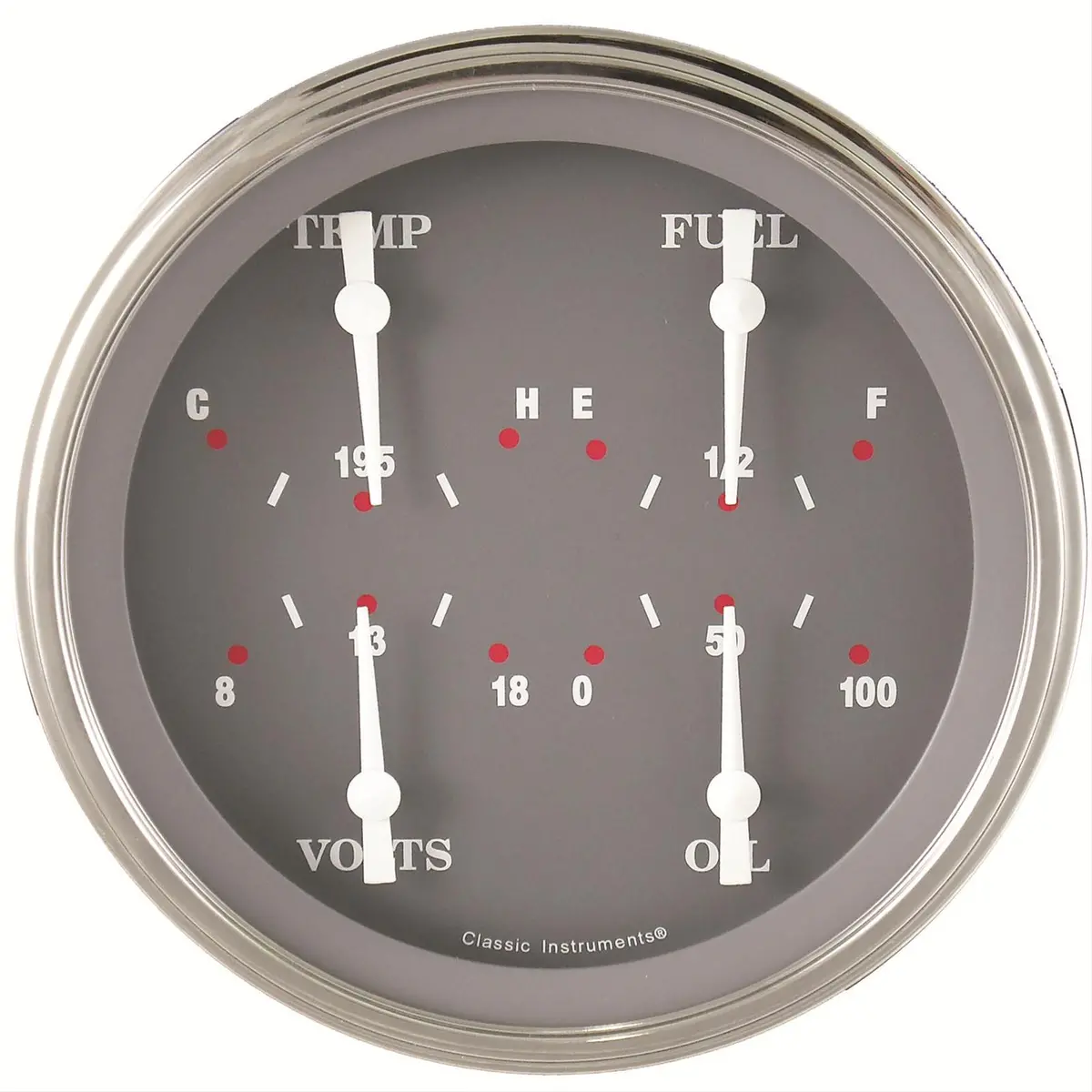 Classic Instruments Sg Series Gauge Kit – Led-Illuminated, Customizable Layout 1
