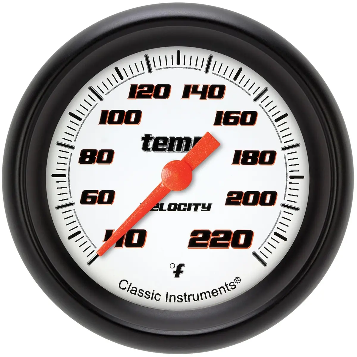 Classic Instruments Vs329Wbpf Velocity Series Gauges – White Dial, Black Face 1