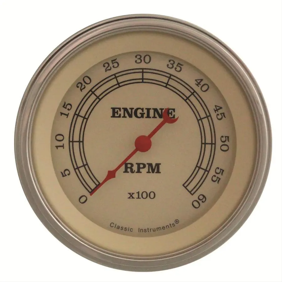 Classic Instruments Vintage Series Slim-Face Tachometer – Vt60Slf 1