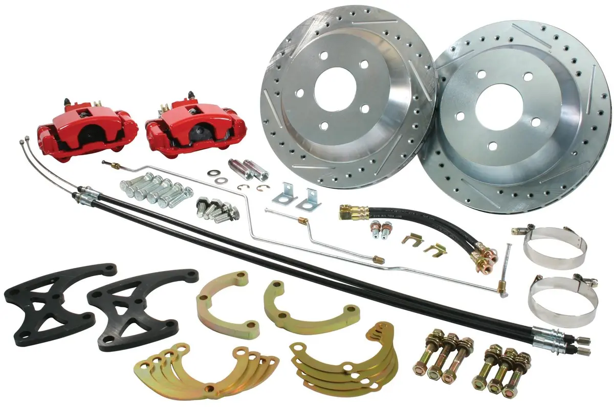 Classic Performance 7187Rwbk-5-P12 Front Disc Brake Conversion Kit 1