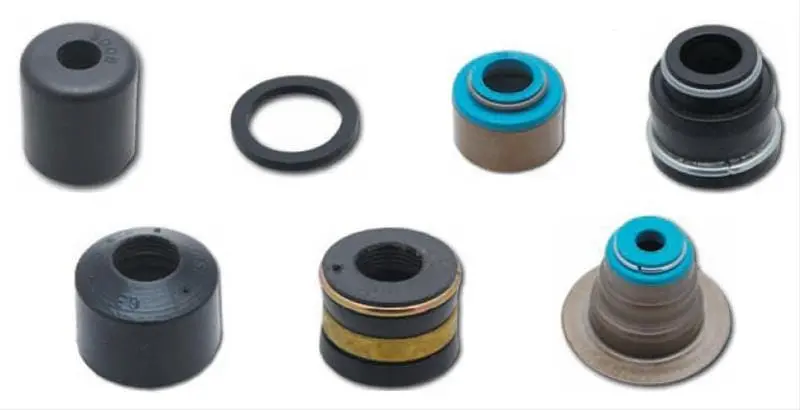 Cometic 3188V-16 Positive-Stop Valve Stem Seals – Viton Rubber, High-Heat Rated 1