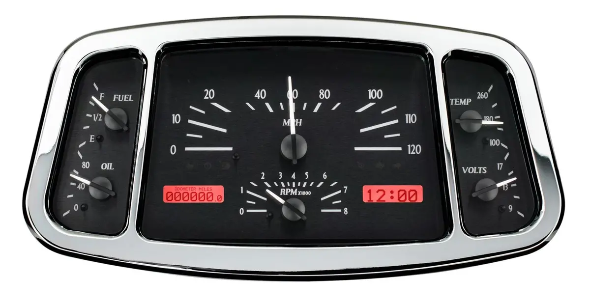 Dakota Digital Vhx-33F-K-R Analog Gauge System – Direct-Fit For Classic Vehicles 1