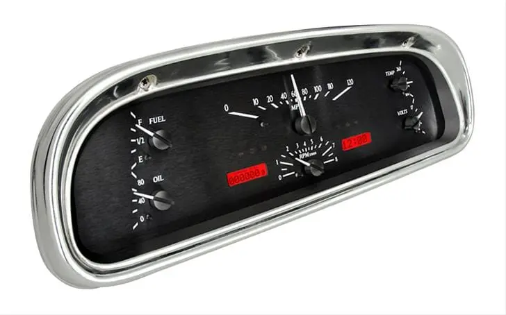 Dakota Digital Vhx Series Direct-Fit Analog Gauge System – 60Mm Face With Led Illumination (Vhx-60F-Fal-K-R) 1