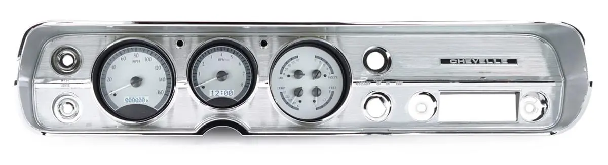 Dakota Digital Vhx-64C-Cvl-S-W Analog Gauge Cluster – Direct-Fit Vehicle-Specific Dash System 1