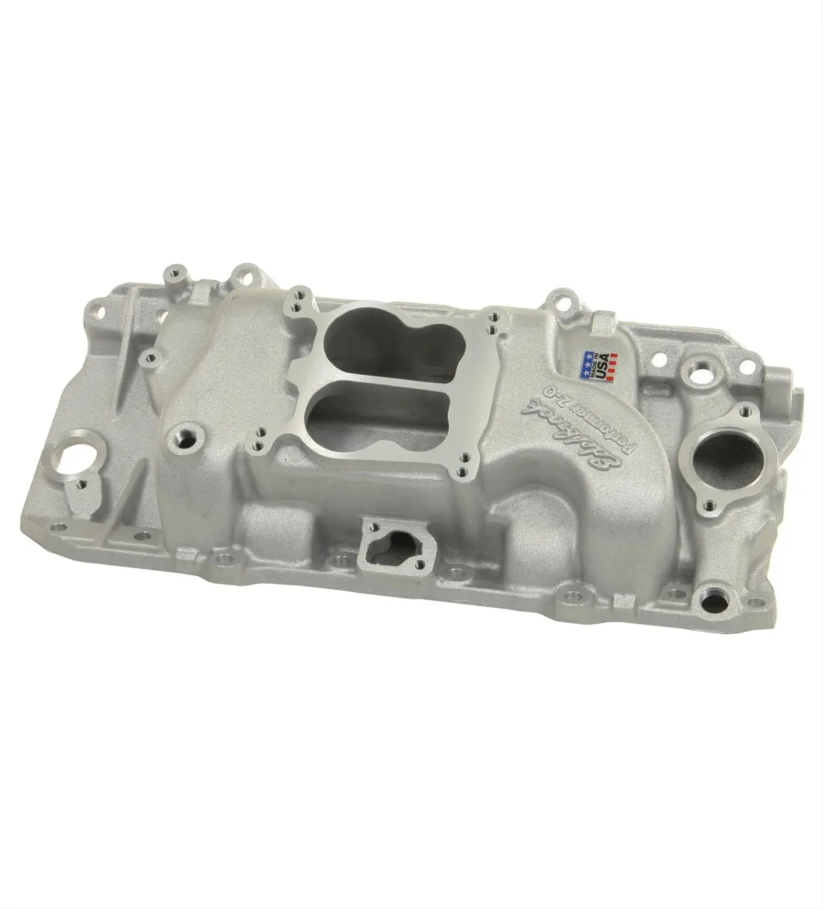 Edelbrock Performer Intake Manifold – Aluminum, Carbureted, Fits Small-Block Chevy (2161) 1