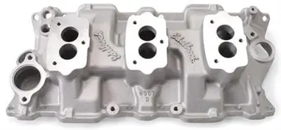 Edelbrock Three-Carburetor Intake Manifold – 5418 2