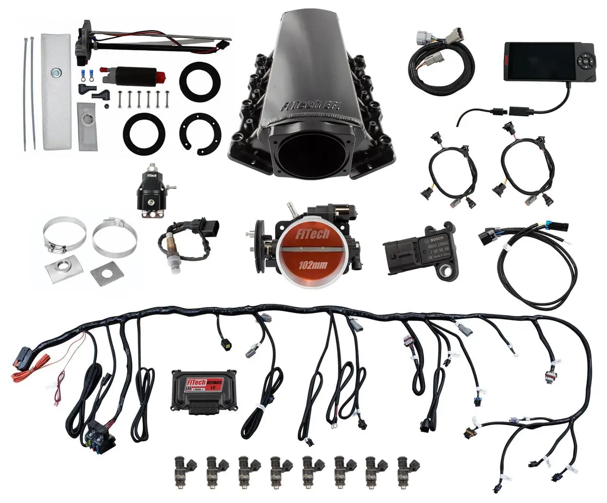 Fitech 76204 Ultimate Ls Efi System – 750 Hp With In-Tank Go Fuel Module 1