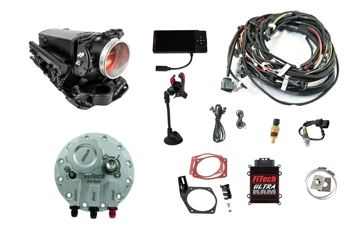 Fitech 36331 Ultra Ram Efi Master Kit – 650 Hp In-Tank Fuel Pump & Regulator System 1