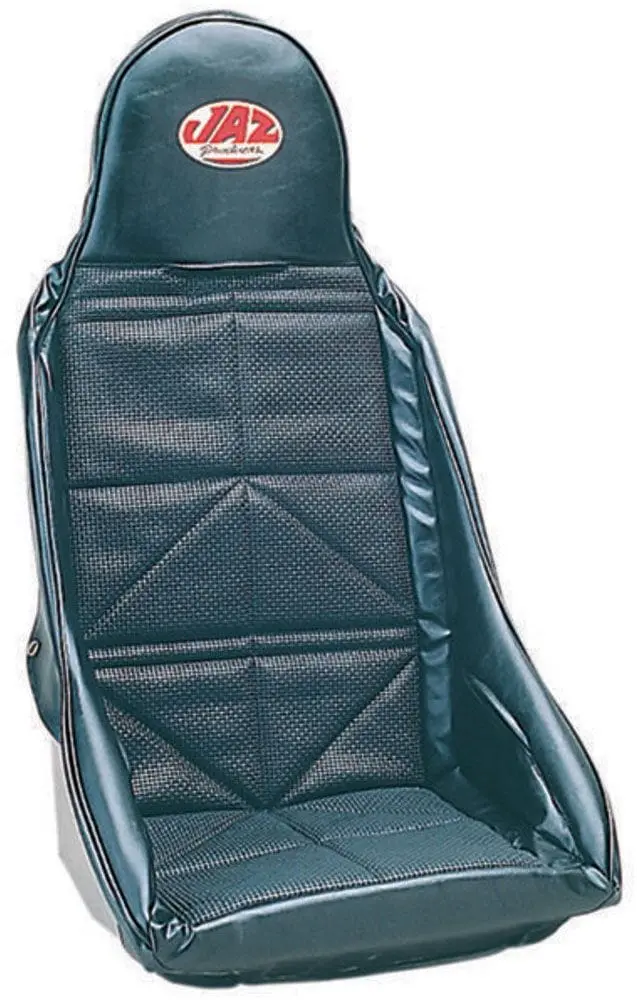 Jaz Black Vinyl Racing Seat Cover – Universal Fit (150-301-01) 1
