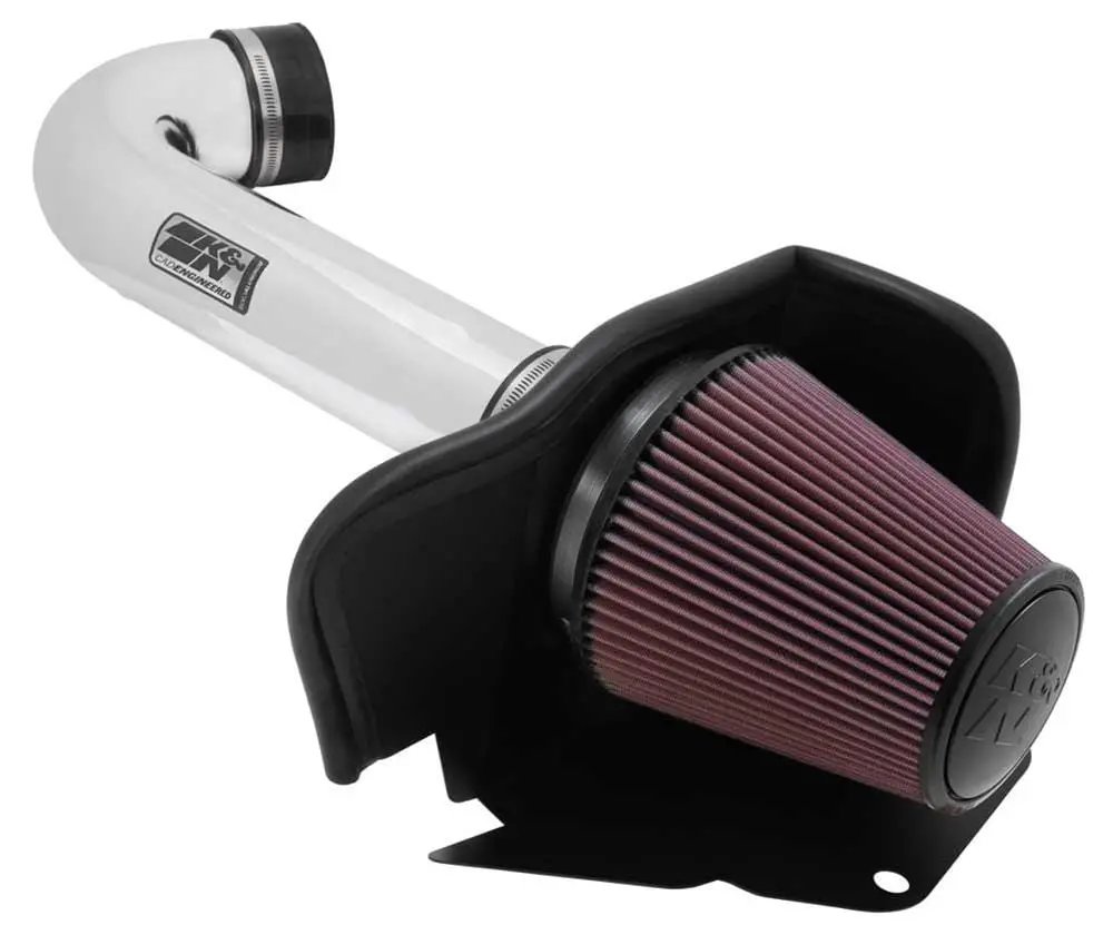 K&N 77-Series High-Flow Cold Air Intake Kit – Compatible With Select Vehicles (Model 77-1563Kp) 1