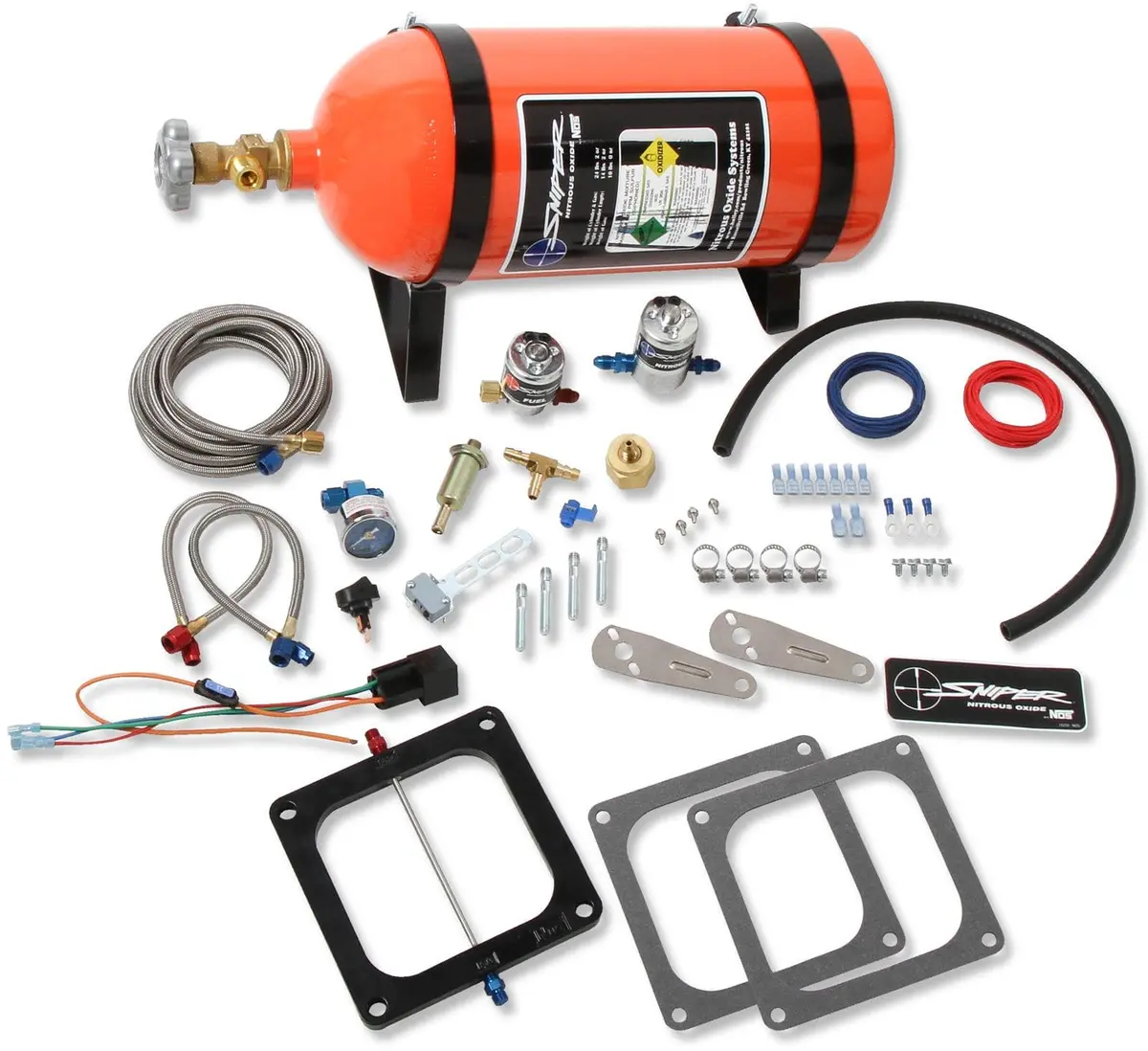 Sniper 07002Nos Nitrous Oxide System – Vintage Nos-Compatible Kit 1