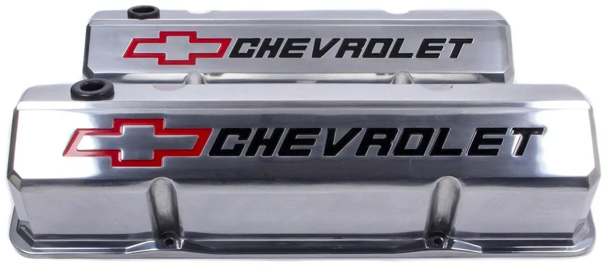 Pr141-927 Die-Cast Aluminum Slant-Edge Valve Covers – Lightweight Engine Dress-Up 1