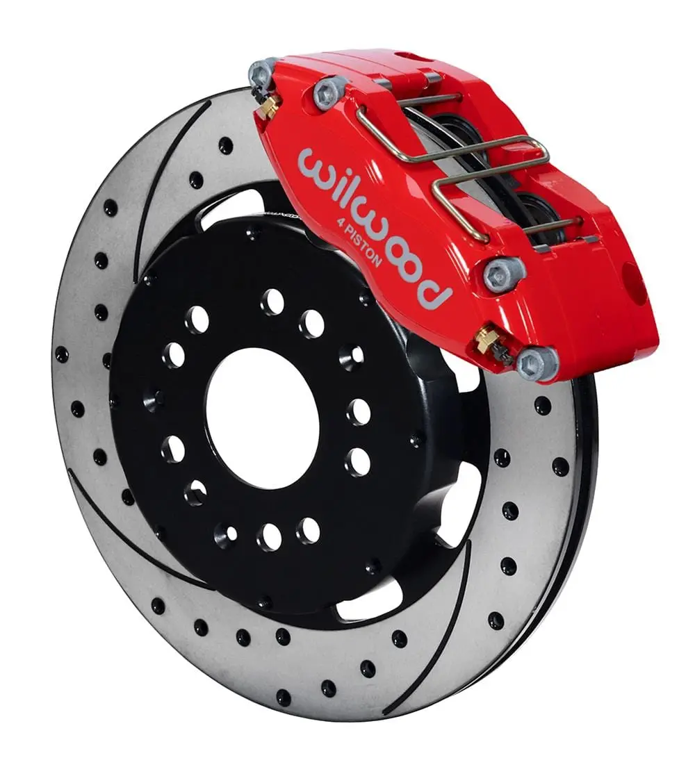 Wilwood Dynapro Radial-Mount Big Brake Front Hat Kit – Lightweight Aluminum Construction (140-8292-Dr) 1