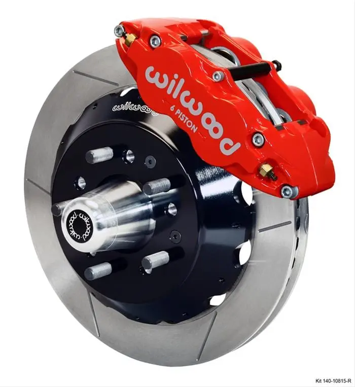 Wilwood Forged Superlite 6R Big Brake Front Kit – 14" Rotor, 6-Piston Caliper, 140-10815-R 1