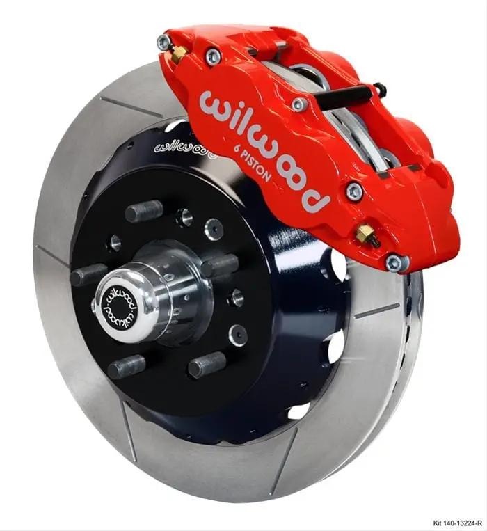 Wilwood Forged Superlite 6R Big Brake Front Kit – Narrow-Caliper Configuration (140-13224-R) 1